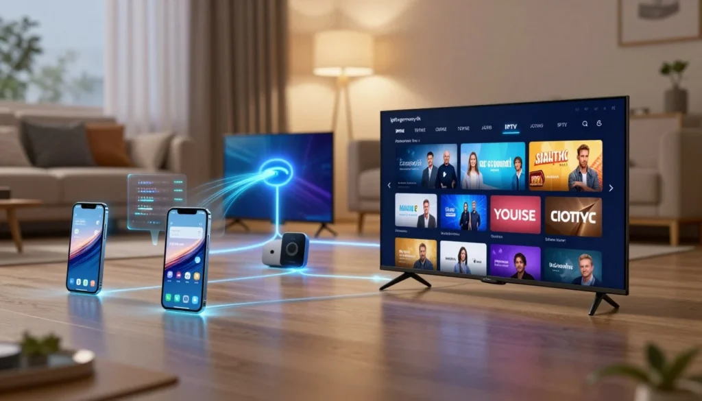 IPTV Online Player für Browser und vernetzte Geräte im Heimnetzwerk
