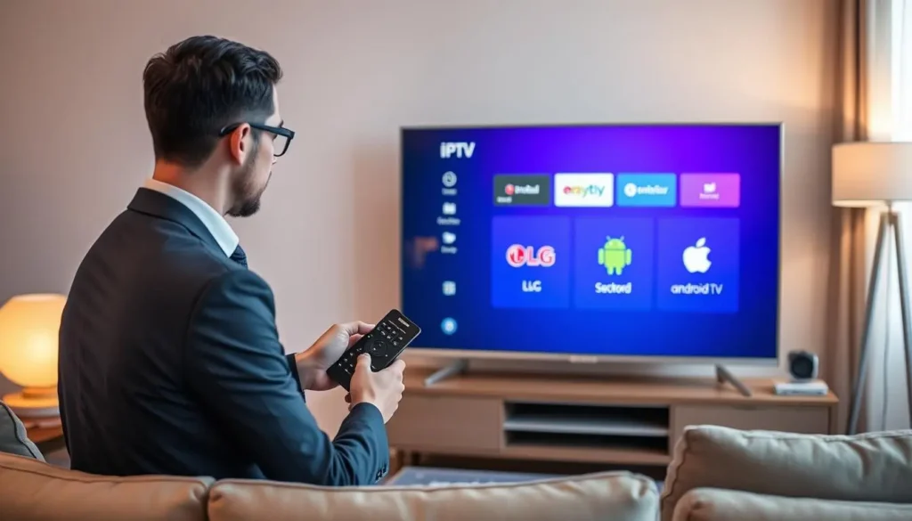 IPTV auf Samsung, LG und Android TV einrichten